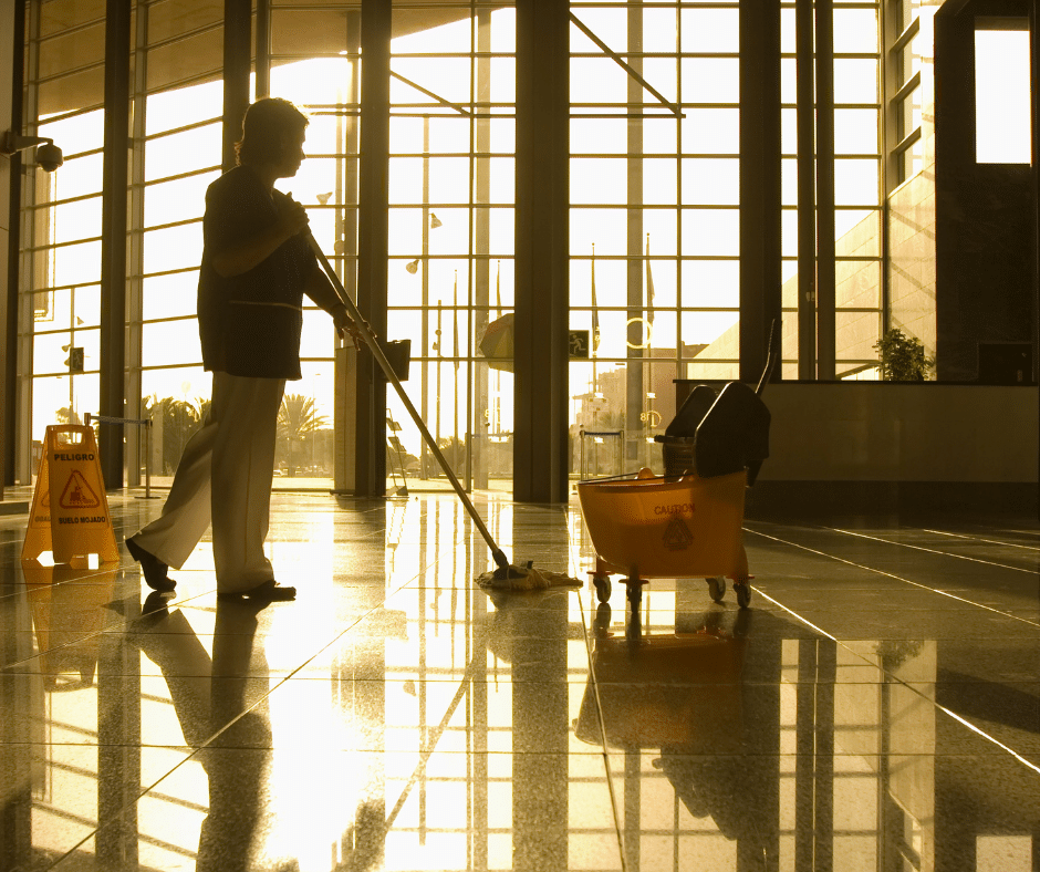 cleaning of commercial space