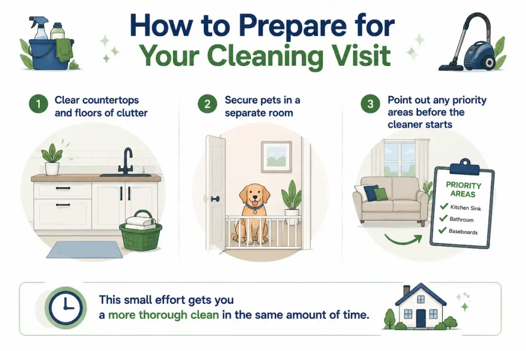 How to Prepare for Your Cleaning Visit?