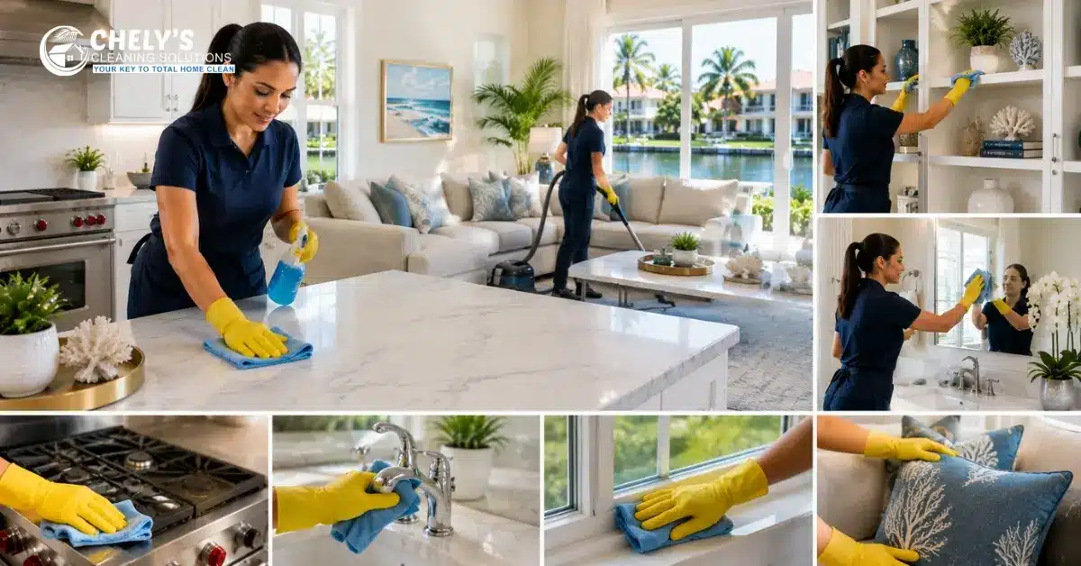 Professional House Cleaning Checklist - Essential Details