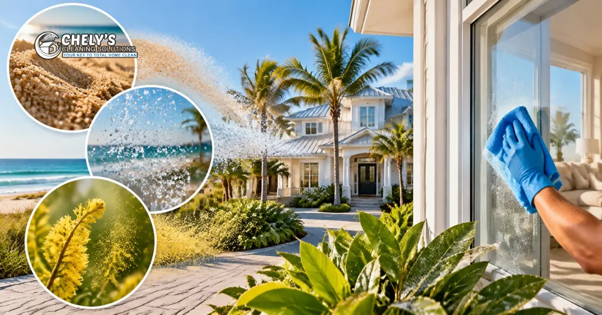 Sand, Salt Air and Pollen - Residential Cleaning Challenges Unique to Coastal Naples