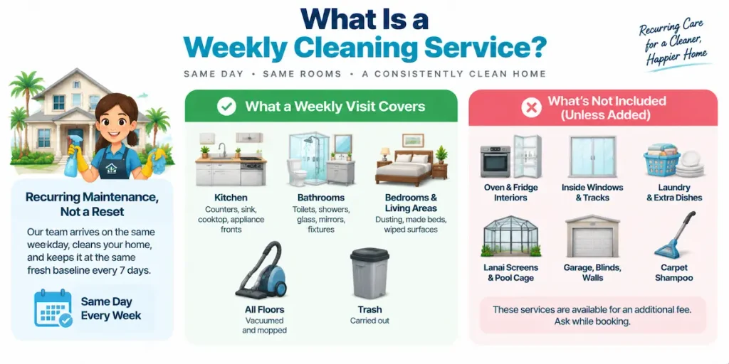 What Is a Weekly Cleaning Service?